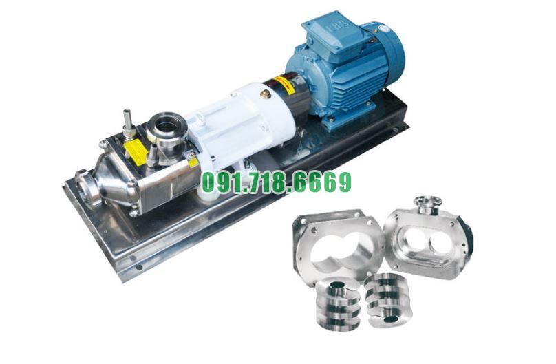 Bơm trục vít đôi FSL-05-22 vật liệu inox 304