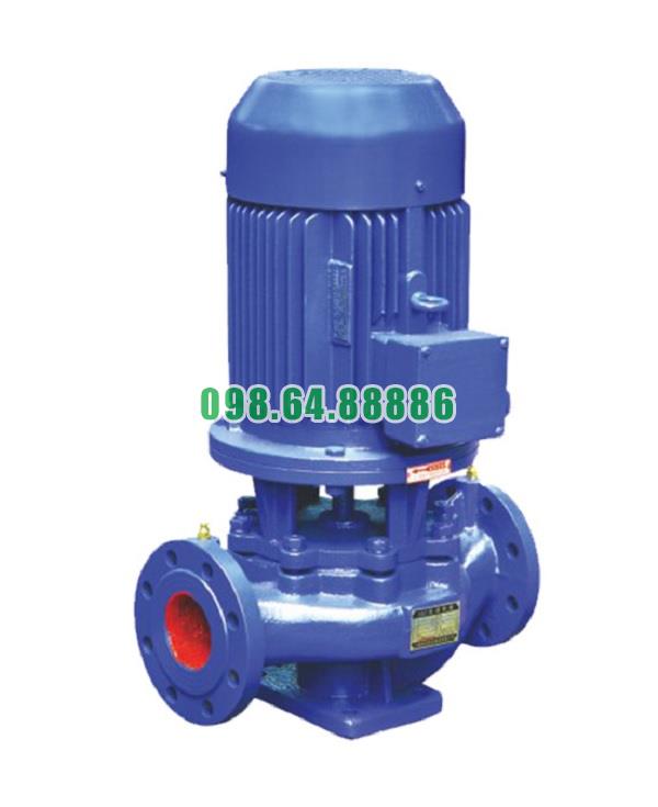 Máy bơm cấp nước trục đứng, bơm tăng áp, bơm lùa ISG100-100A, IRG100-100A 4kw, 89m3, 10m
